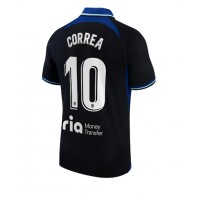 Atletico Madrid Angel Correa #10 Fotballklær Bortedrakt 2022-23 Kortermet